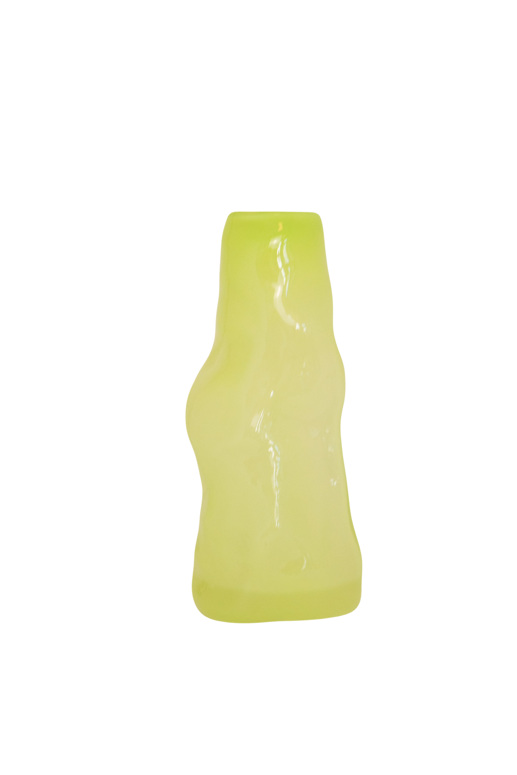Curly vase lime