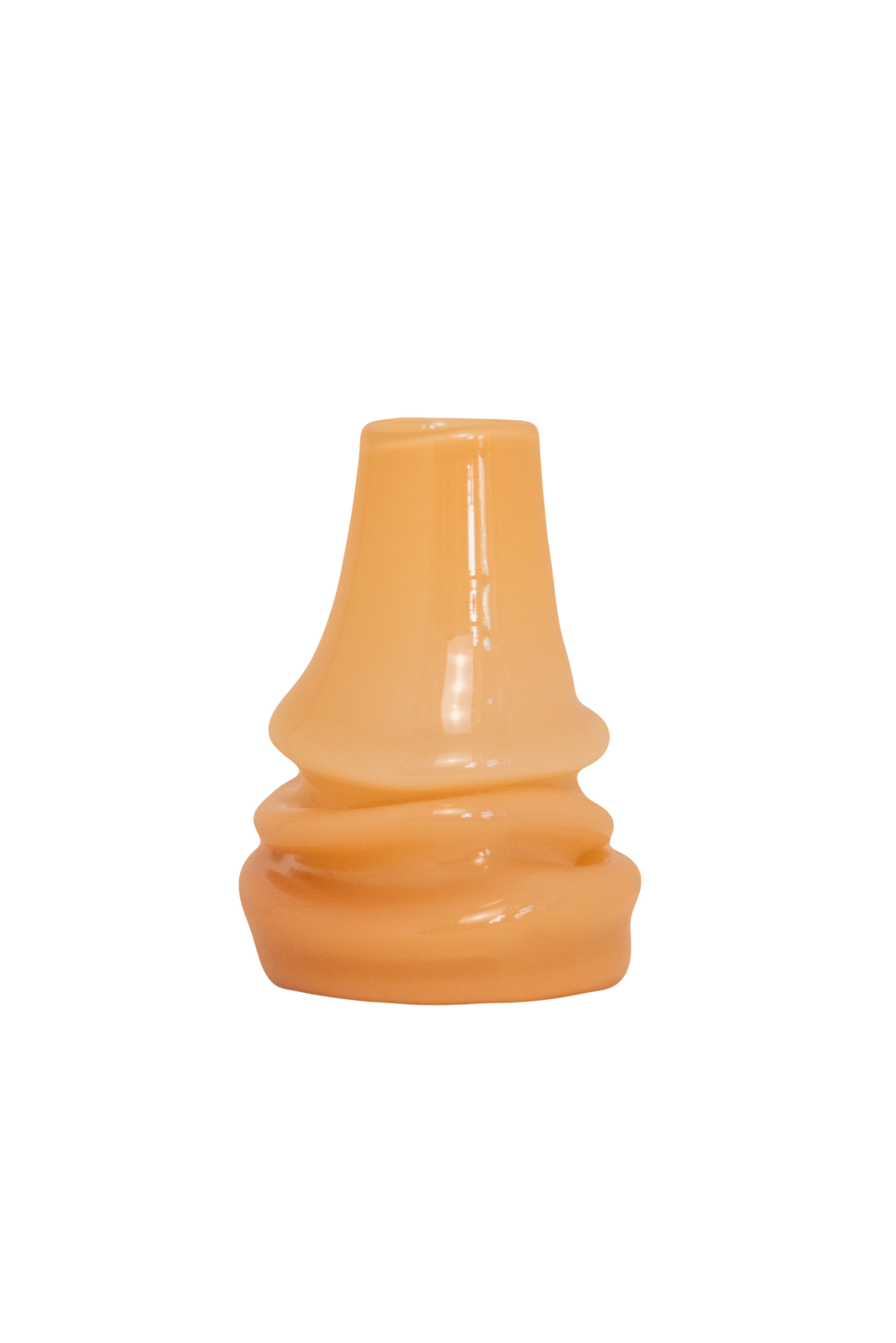 Melted vase peach