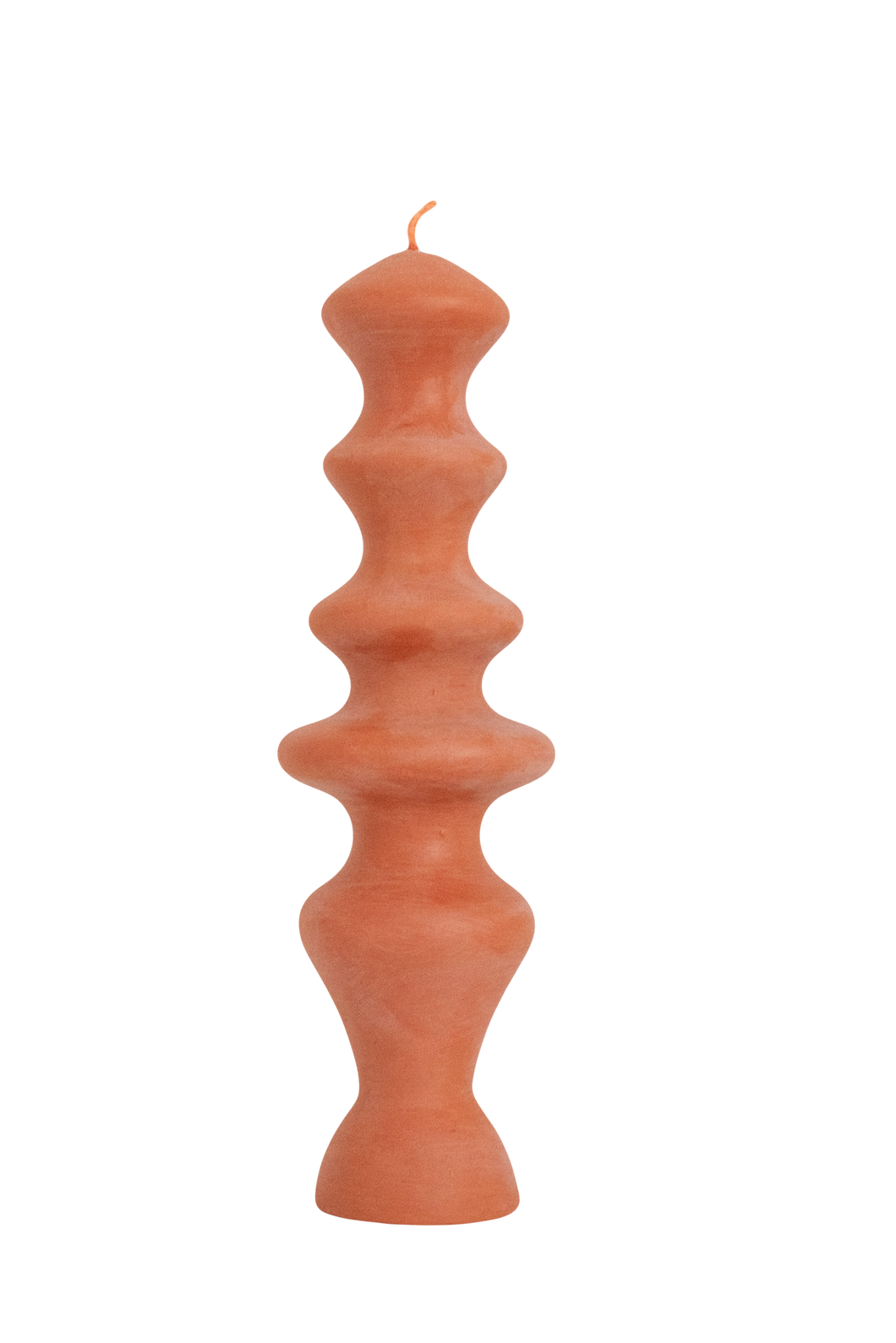 Onda candle terracota