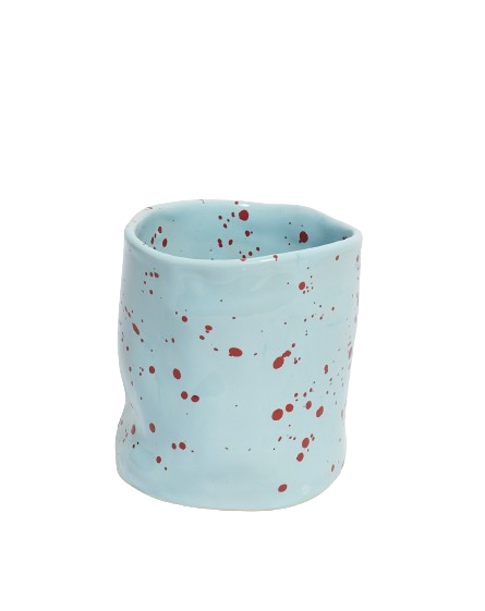 Wavy cup light blue