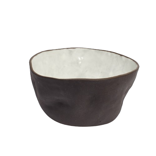 Wavy big bowl black